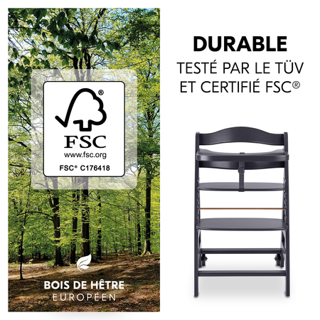 Bois de hêtre durable et certifié FSC®