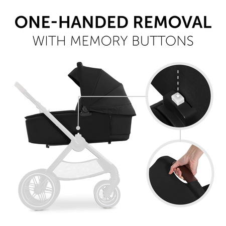 Comfortable carrycot with memory function