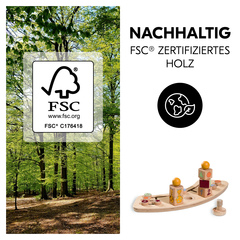 Spielaufsatz aus nachhaltigem Holz