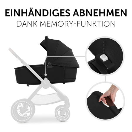 Komfortable Babywanne mit Memory-Funktion