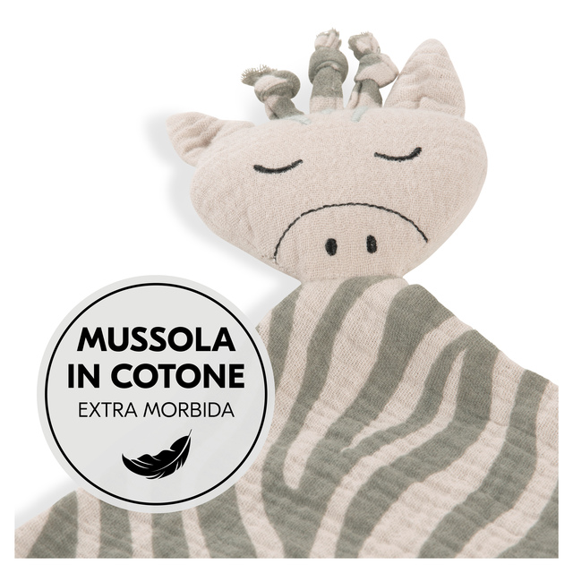 Cuddle N Play Zebra Sage