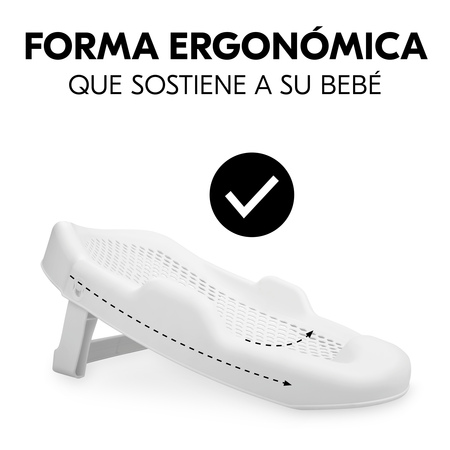 La forma ergonómica ayuda a su bebé y a usted