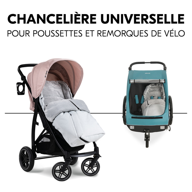 Pushchair Footmuff  Winter Grey