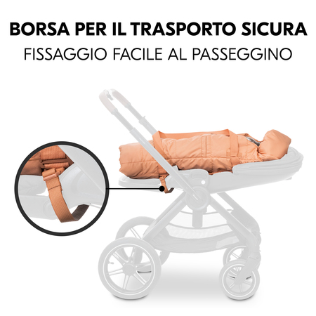 Baby nest sicuro, facile da fissare al passeggino