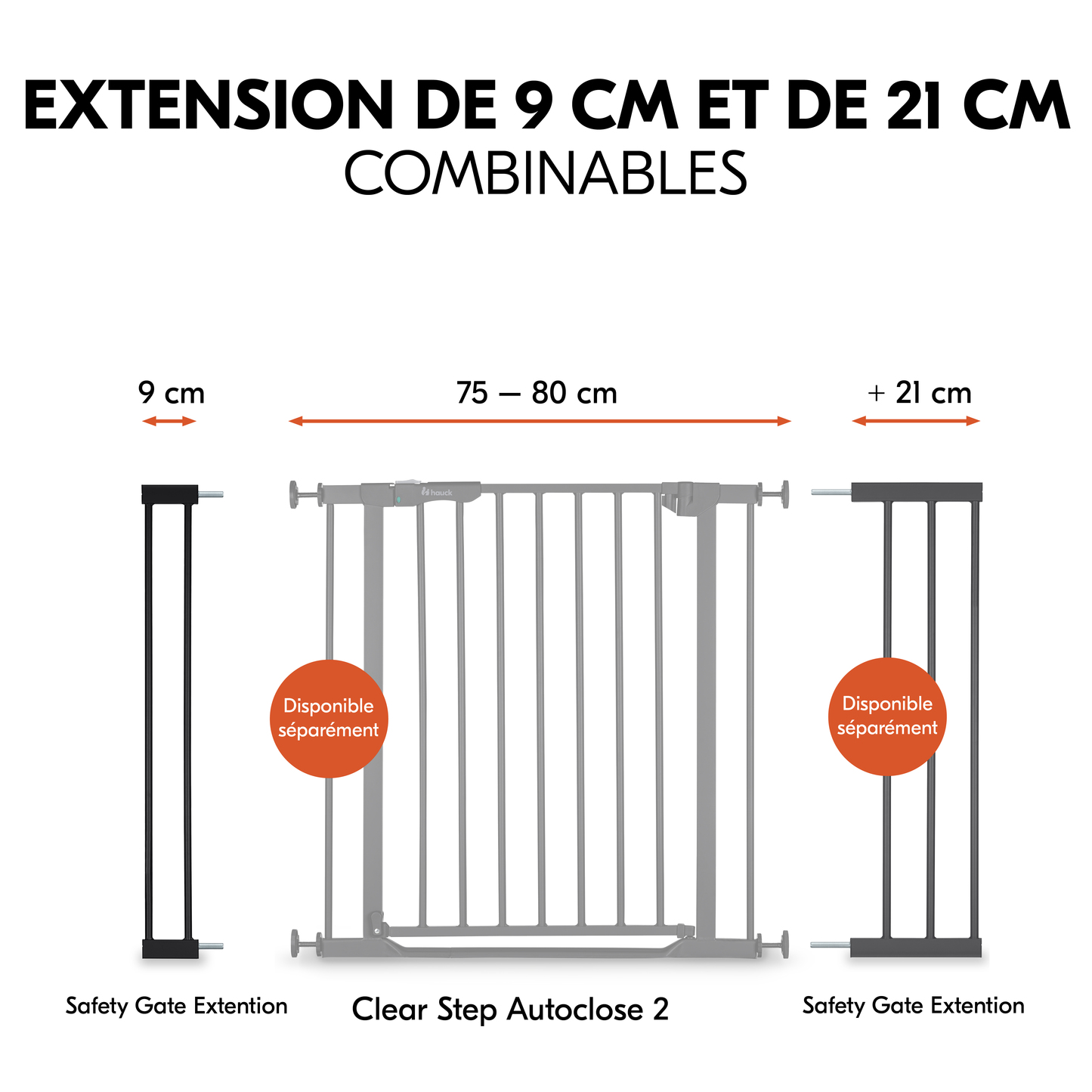 Safety Gate Extension 9 cm