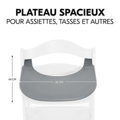 Beaucoup d'espace pour manger et jouer