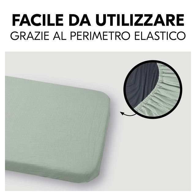 Travel Bed Matress Cover Sage