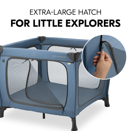 Extra-large access hatch for little explorers