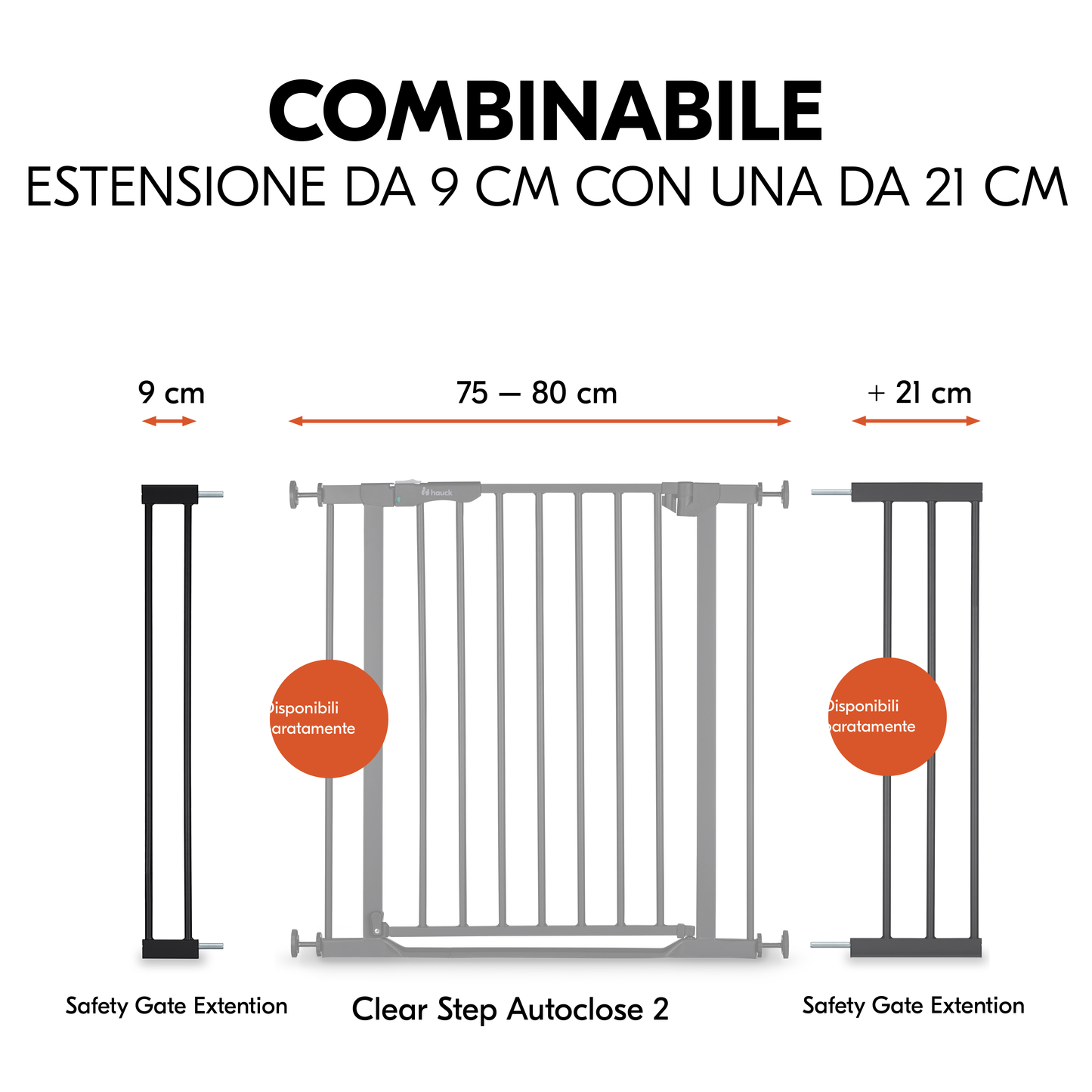 Safety Gate Extension 9 cm