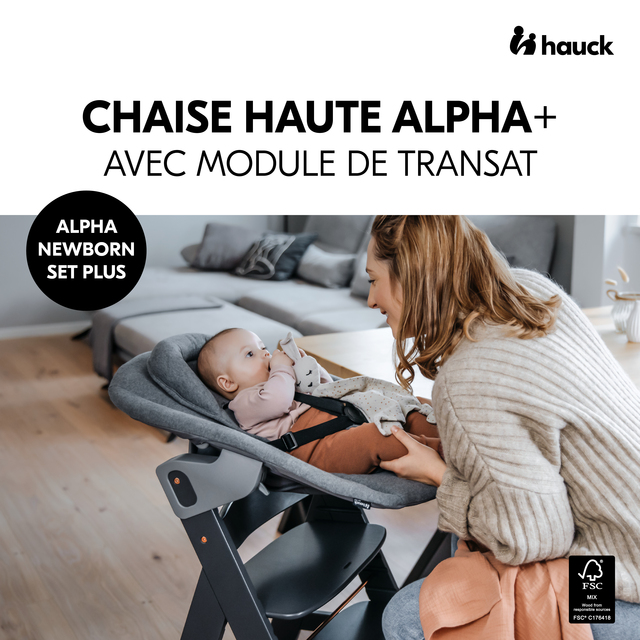 Alpha Newborn Set Plus  Dark Grey