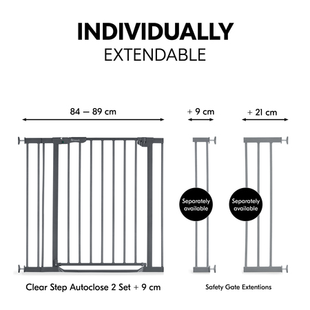 Individually extendable with separate extensions