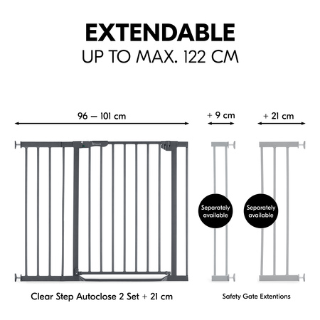 Individually extendable with separate extensions