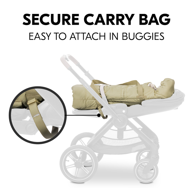 Carry N Play Teddy Fleece Green