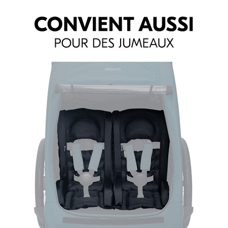 Dimension pratique, utilisable pour les jumeaux