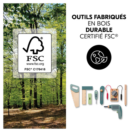 Un plus pour l’environnement : bois certifié FSC®