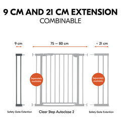 9 cm extension and 21 cm extension combinable
