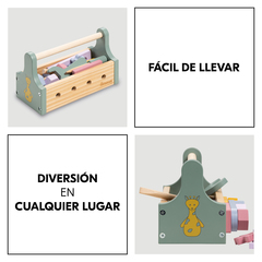 Fácil de transportar gracias a su práctica asa