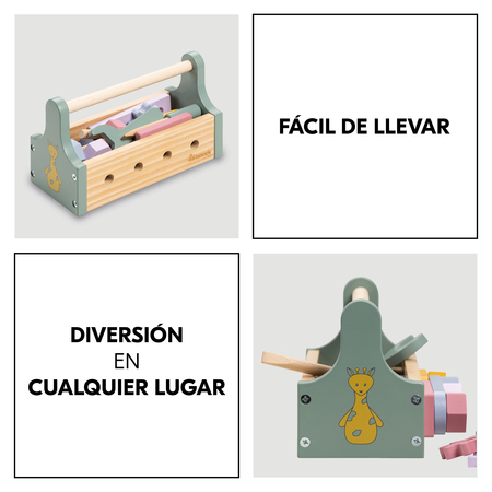 Fácil de transportar gracias a su práctica asa