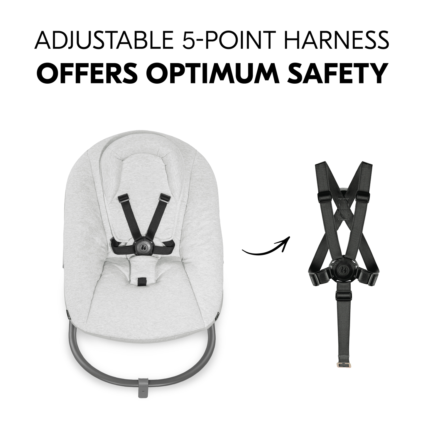 Alpha Bouncer Premium with 5-point harness