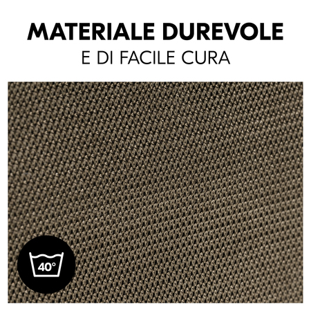 Materiale resistente e facile da pulire