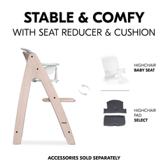 Stable & comfortable with seat reducers & cushions