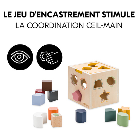 Jeu à encastrer stimulant la coordination œil-main