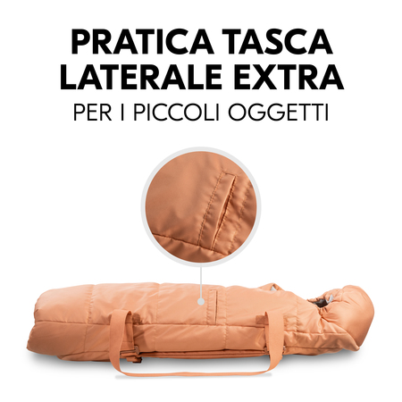 Pratico: tasca laterale per oggetti piccoli