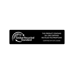min. 50% GRS certified recycled PP (Polypropylen) - Play Tray