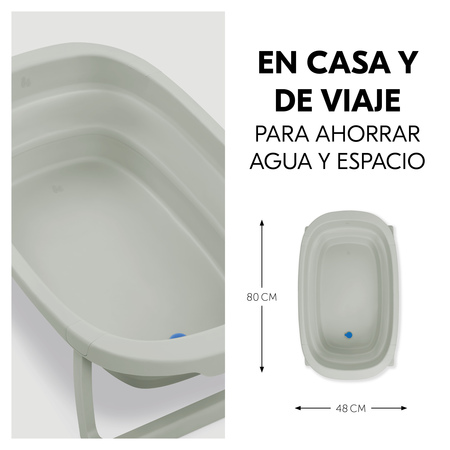 Bañera de bebé para uso interior y exterior