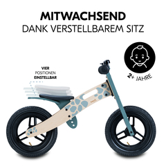 Mitwachsend dank verstellbarem Sitz
