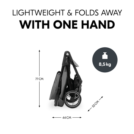 Lightweight and foldable with one hand