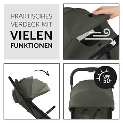 UV-geschütztes Sonnenverdeck mit Sichtfenster