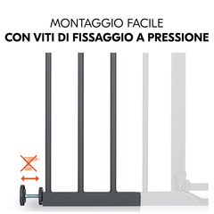 Fissaggio a pressione semplice e stabile