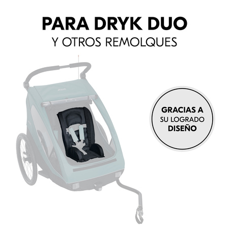 Se puede utilizar con Dryk Duo y otros remolques