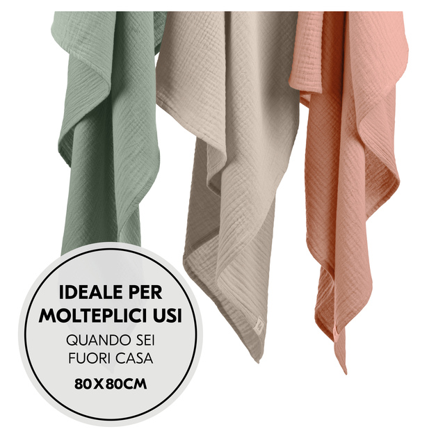 Cuddle N Clean 3Set Sage/Beige/Cork