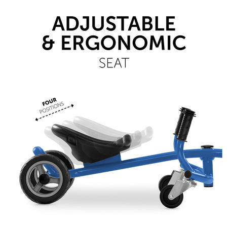 Asiento ajustable y de forma ergonómica