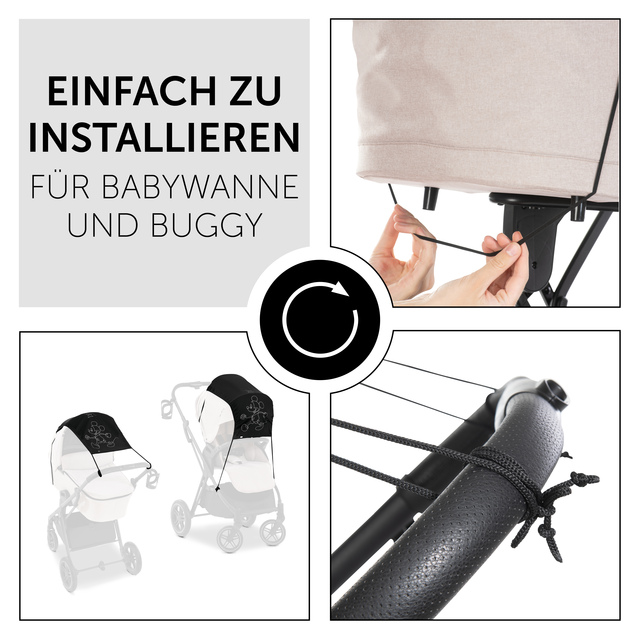 Sunshade  Mickey Mouse Black
