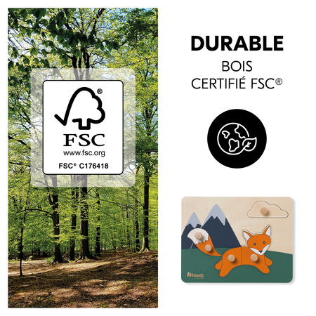 Jeu durable en bois certifié FSC®