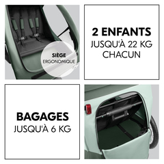 Grand espace pour vos enfants et vos bagages