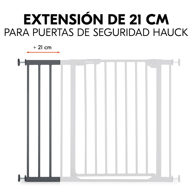 Safety Gate Extension 21 cm Dark Grey
