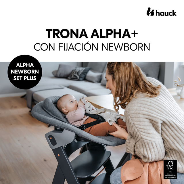 Alpha Newborn Set Plus  Dark Grey
