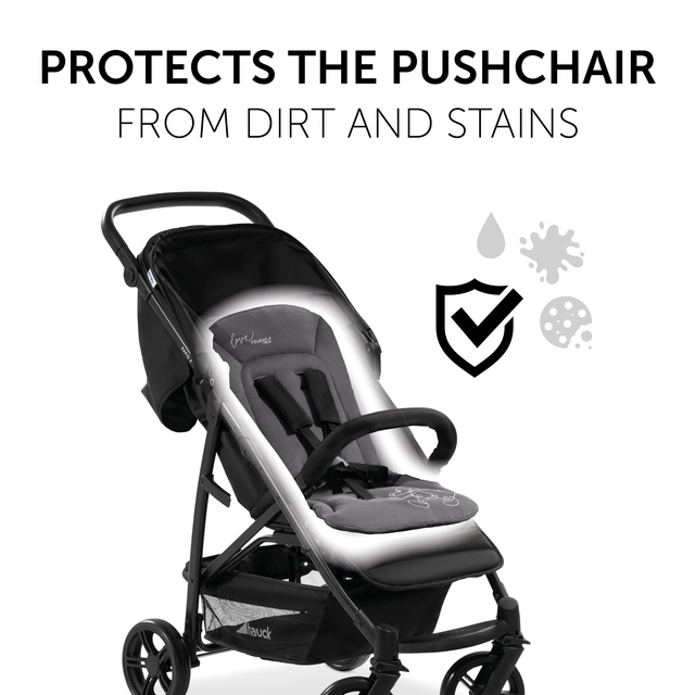 Pushchair Seat Liner  Mickey Mouse Black