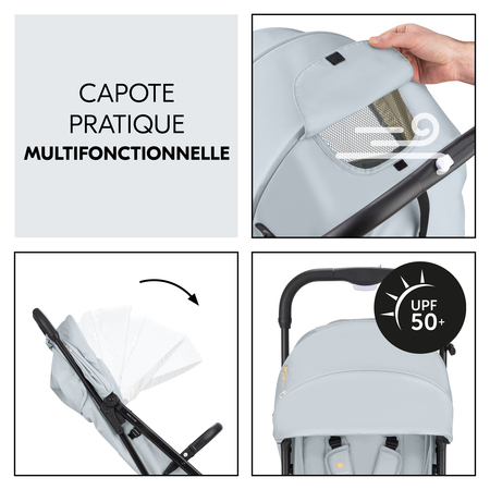 Capote pare-soleil anti-UV avec fenêtre