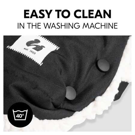 Easy to clean at 40° C in the washing machine