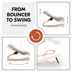 From bouncer to swing in just the flick of a wrist