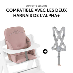 Compatible avec les harnais de la chaise Alpha+