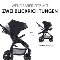 Wendbare Sitzeinheit mit zwei Blickrichtungen