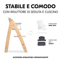 Stabile e comodo con riduttore seduta e cuscino