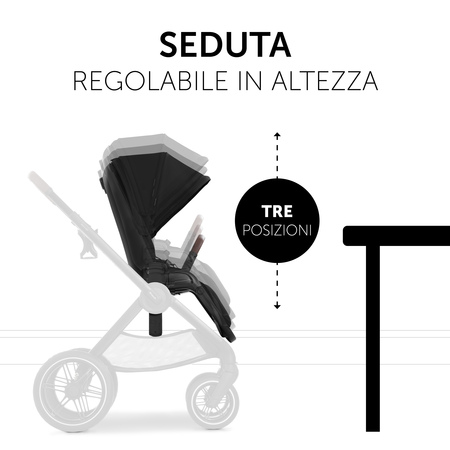 Passeggino premium con seduta esclusiva