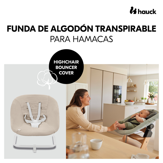 Highchair Bouncer Cover Beige
